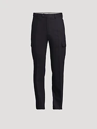 Wool And Cashmere Tapered Pants