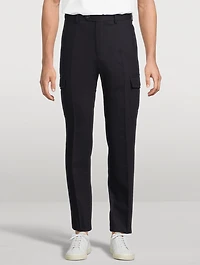 Wool And Cashmere Tapered Pants