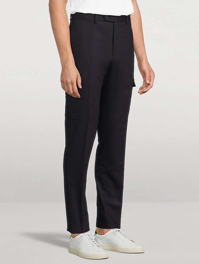 Wool And Cashmere Tapered Pants