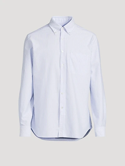 Cotton Oxford Shirt Striped Print