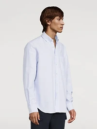 Cotton Oxford Shirt Striped Print