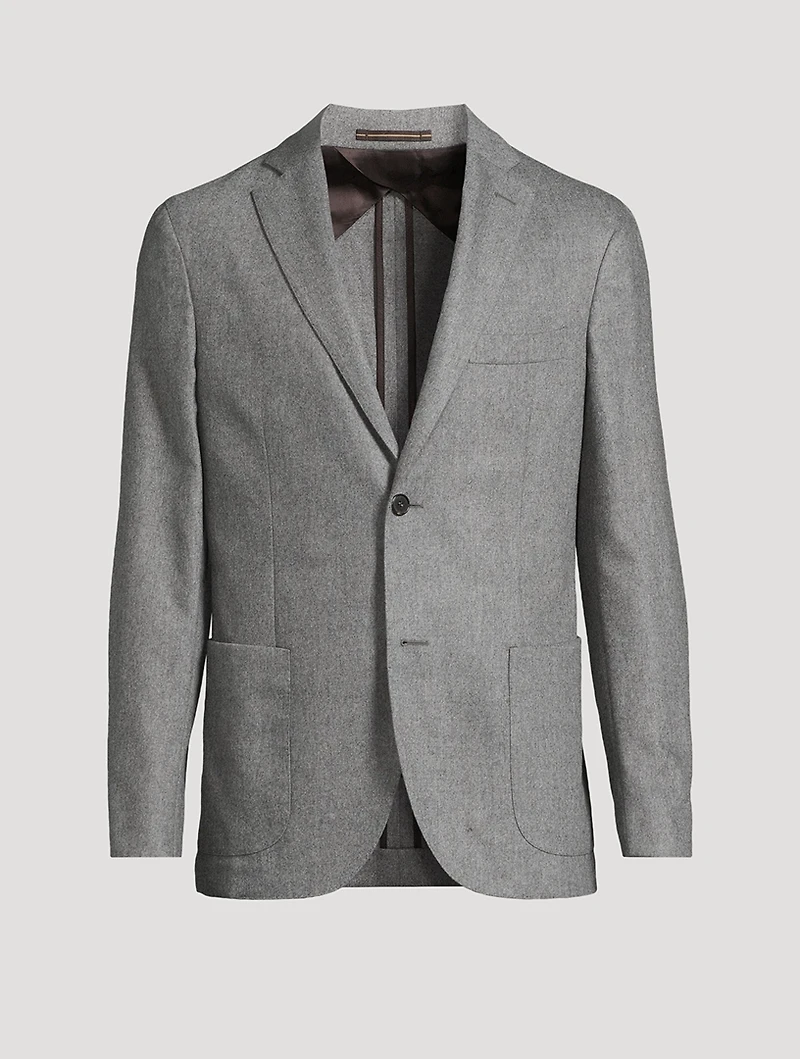 Wool And Cashmere Slim-Fit Jacket