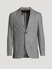 Wool And Cashmere Slim-Fit Jacket