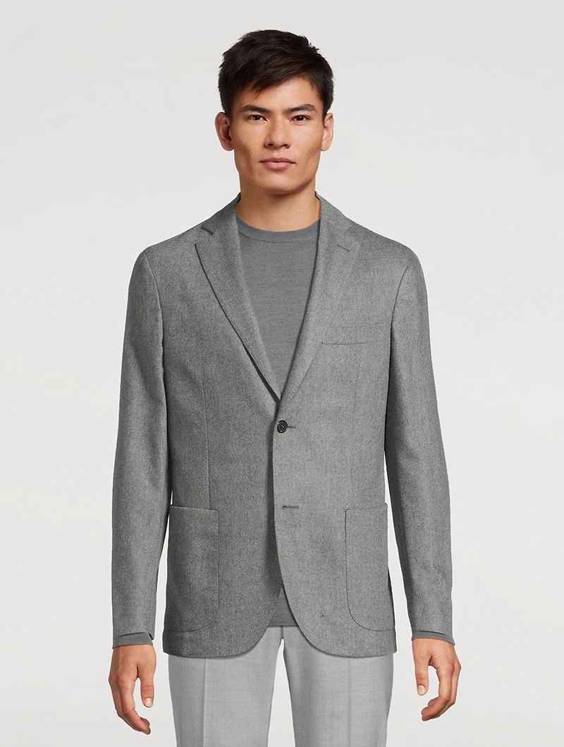 Wool And Cashmere Slim-Fit Jacket