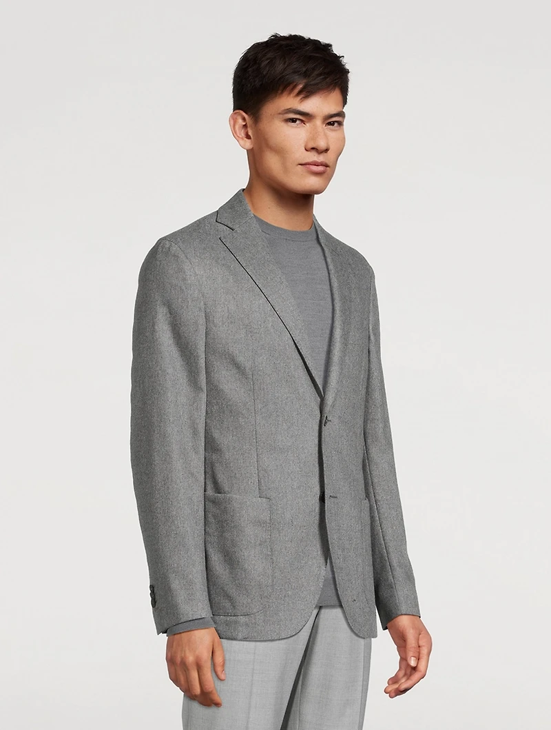 Wool And Cashmere Slim-Fit Jacket