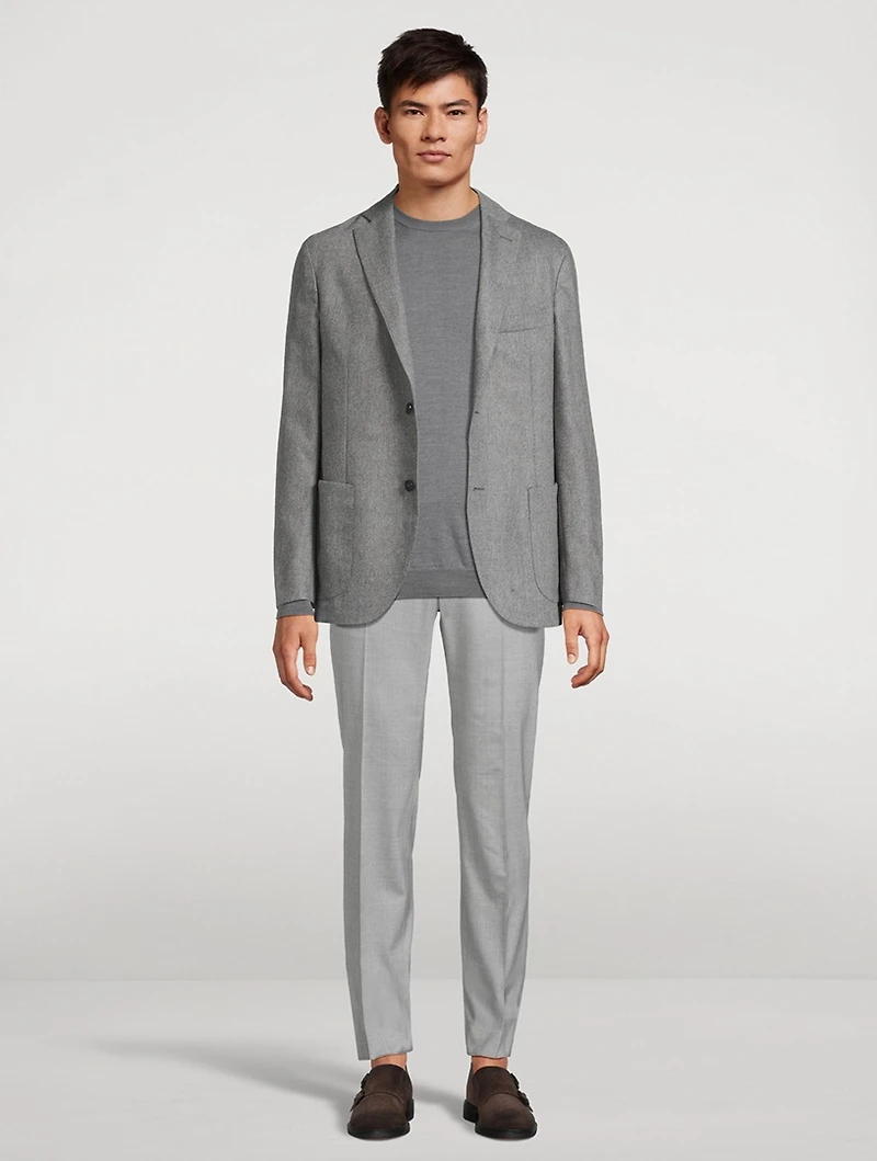 Wool And Cashmere Slim-Fit Jacket