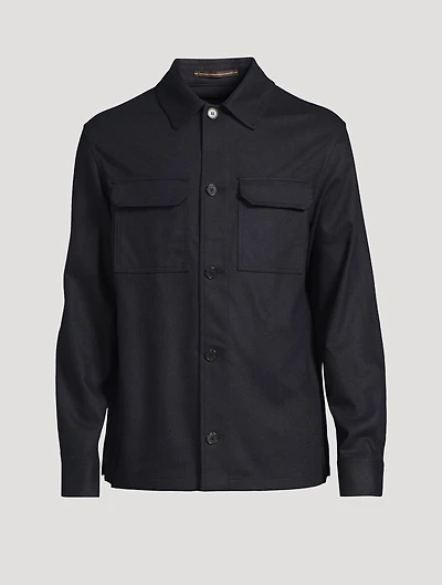 Wool And Cashmere Overshirt