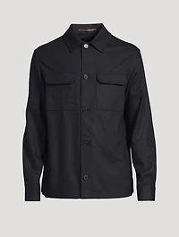 Wool And Cashmere Overshirt