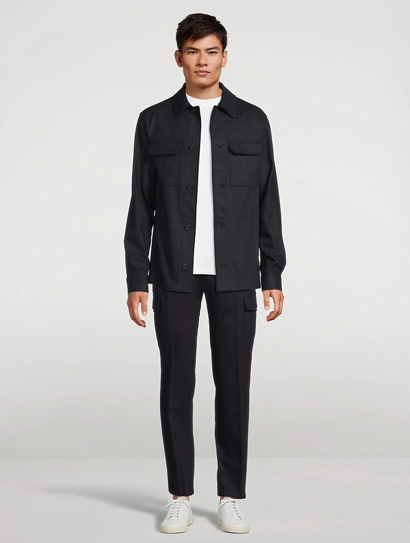 Wool And Cashmere Overshirt