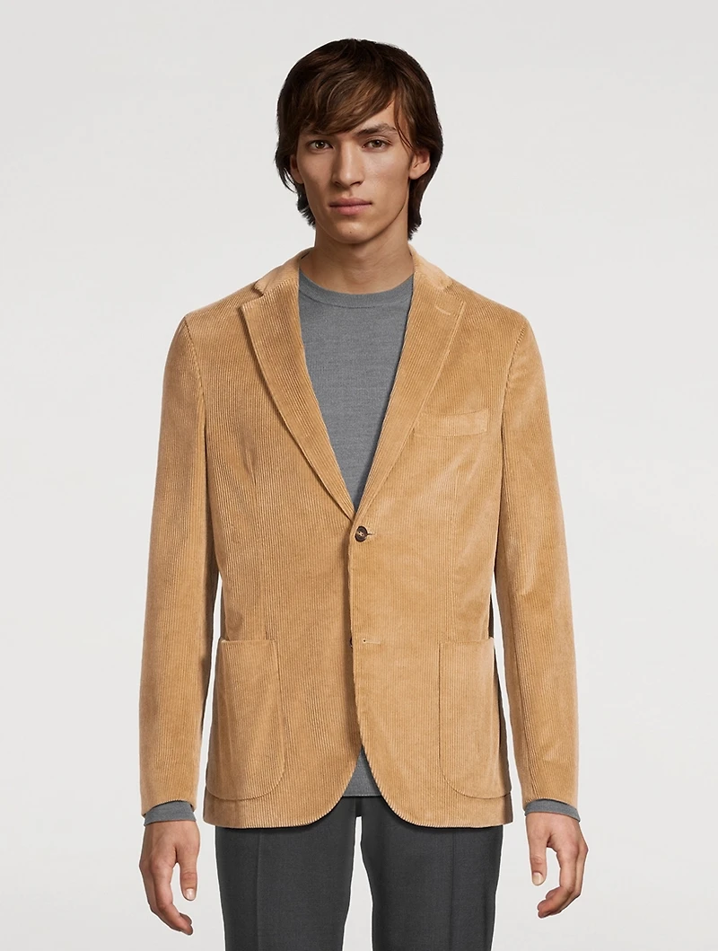Corduroy Slim-Fit Jacket