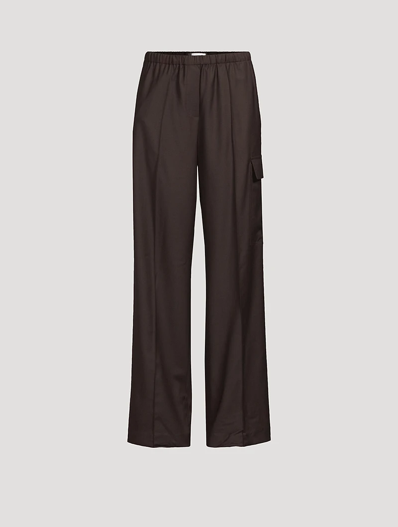 Wool Cargo Trousers