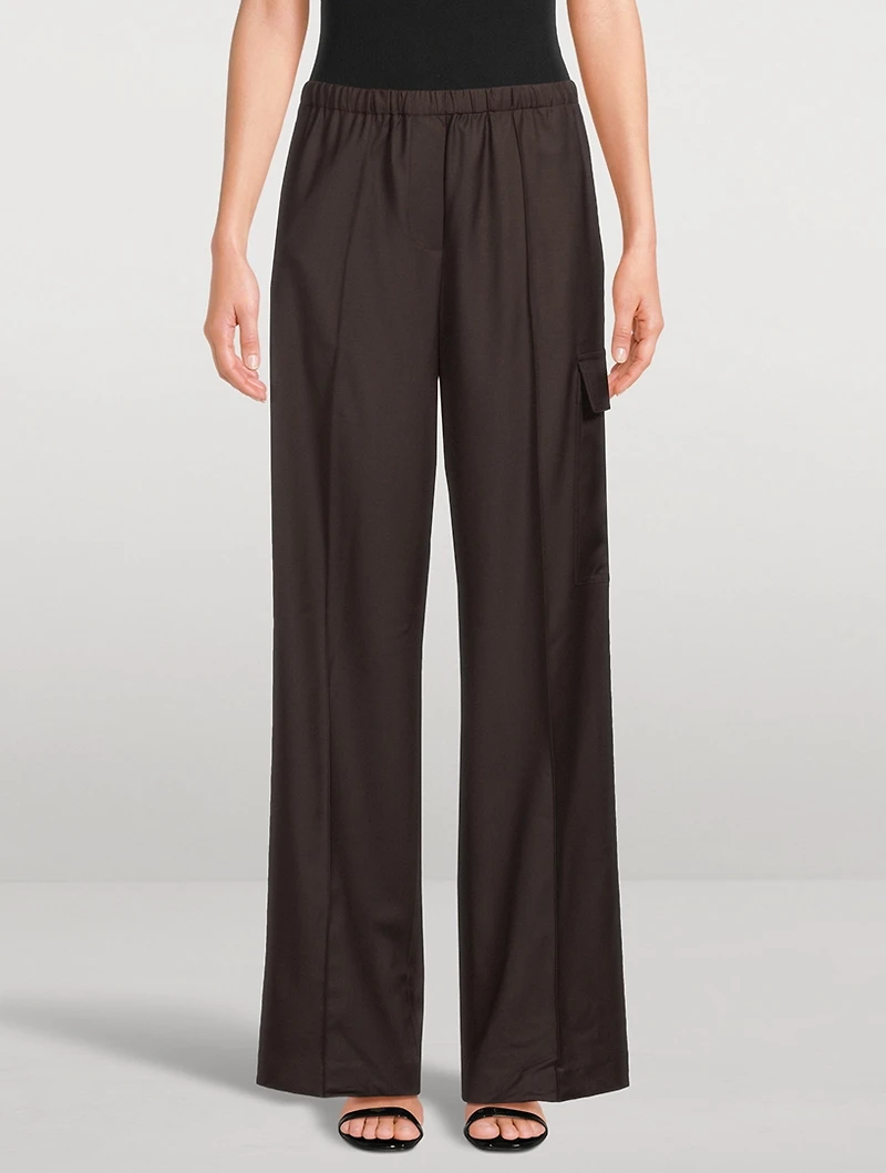 Wool Cargo Trousers