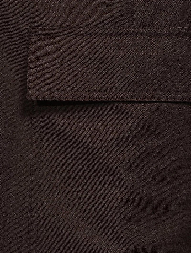 Wool Cargo Trousers