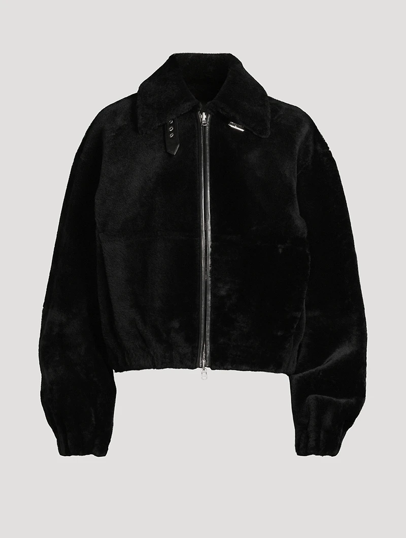 Shearling Bomber Jacket
