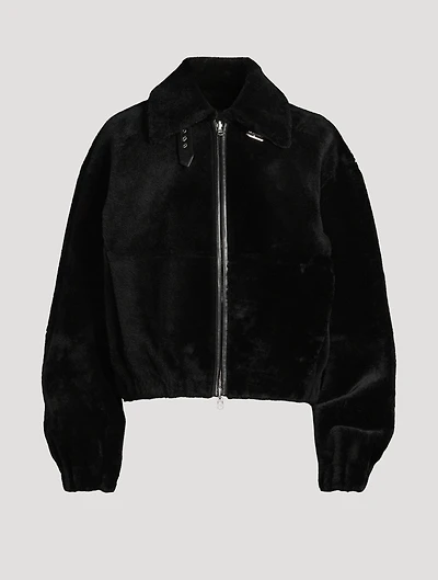 Shearling Bomber Jacket