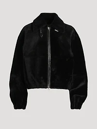 Shearling Bomber Jacket