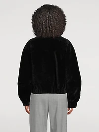Shearling Bomber Jacket
