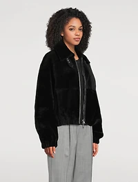 Shearling Bomber Jacket
