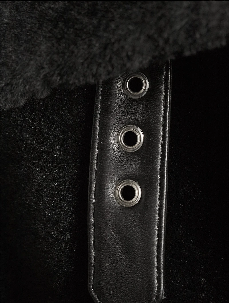 Shearling Bomber Jacket