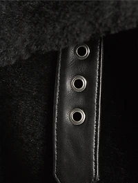 Shearling Bomber Jacket