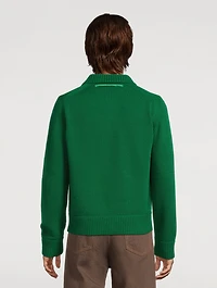 Wool Polo Sweater