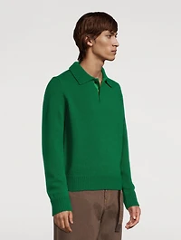 Wool Polo Sweater
