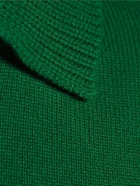 Wool Polo Sweater