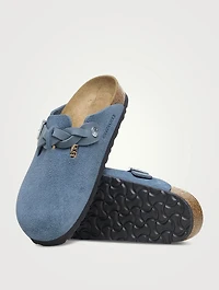 Boston Braided Suede Clogs