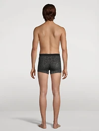 Cotton Stretch Jersey Boxer Briefs Animal Print
