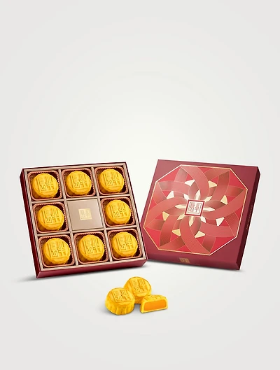 The Peninsula Mini Egg Custard Mooncake Eight-Piece Set