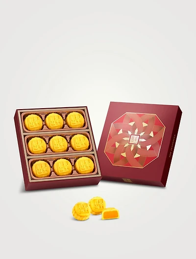 The Peninsula Micro Egg Custard Mooncake Nine-Piece Set