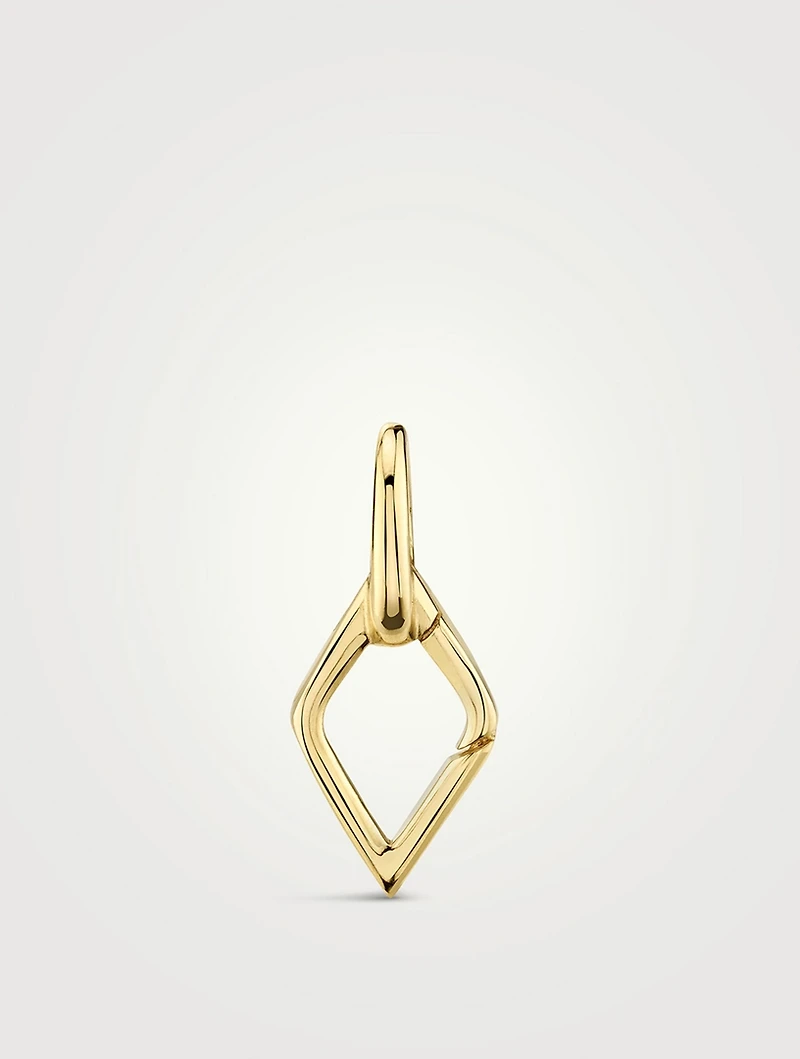 14K Gold Evil Eye Charm Link Enhancer