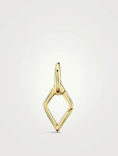 14K Gold Evil Eye Charm Link Enhancer