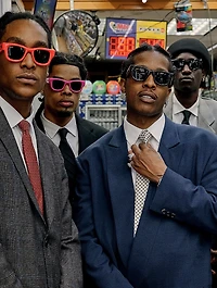 A$AP ROCKY 0RB4940 Wayfarer Puffer Square Sunglasses