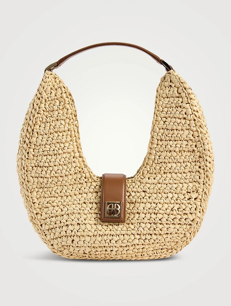 Lou Raffia Tote Bag