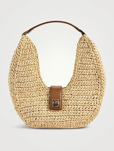 Lou Raffia Tote Bag
