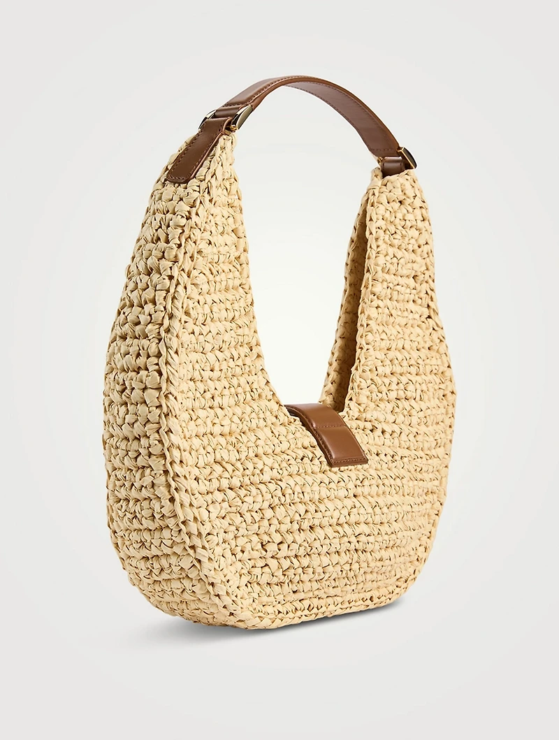 Lou Raffia Tote Bag