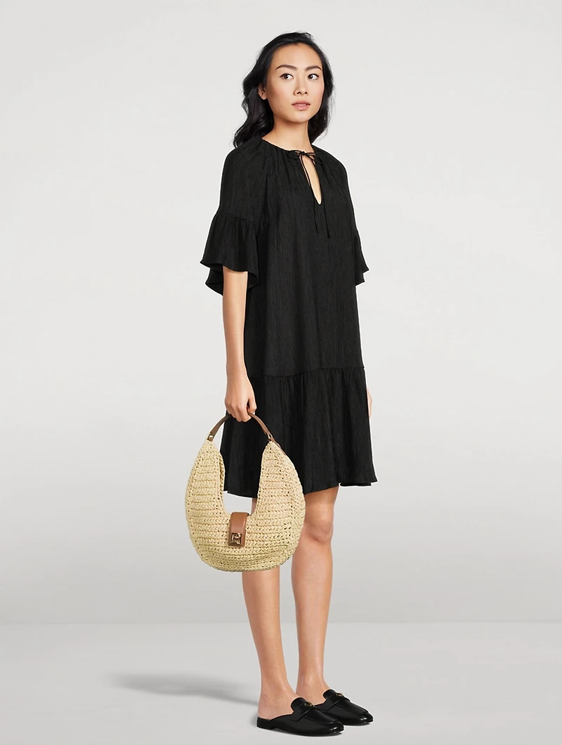 Lou Raffia Tote Bag