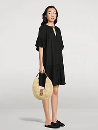 Lou Raffia Tote Bag