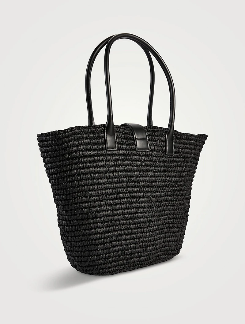 Lou Raffia Tote Bag