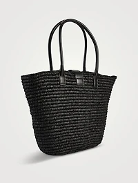 Lou Raffia Tote Bag