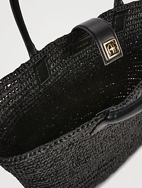 Lou Raffia Tote Bag