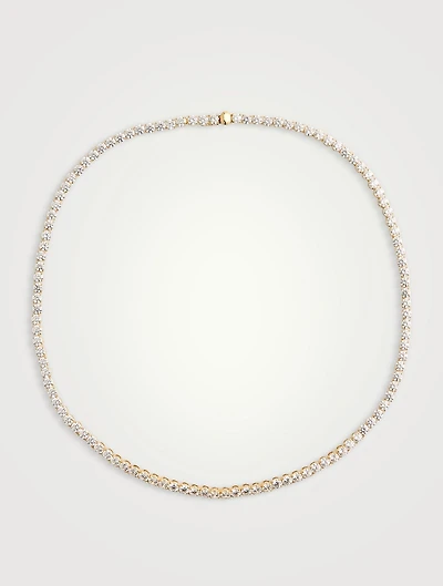 Matrix Crystal Tennis Necklace