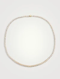 Matrix Crystal Tennis Necklace