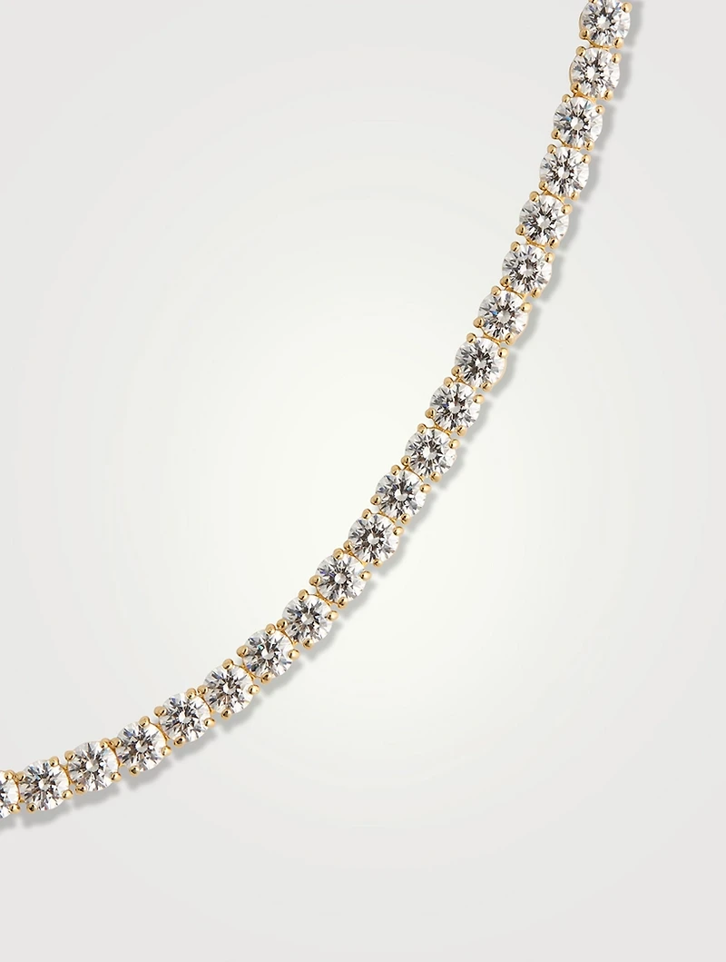 Matrix Crystal Tennis Necklace