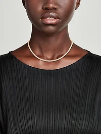 Matrix Crystal Tennis Necklace