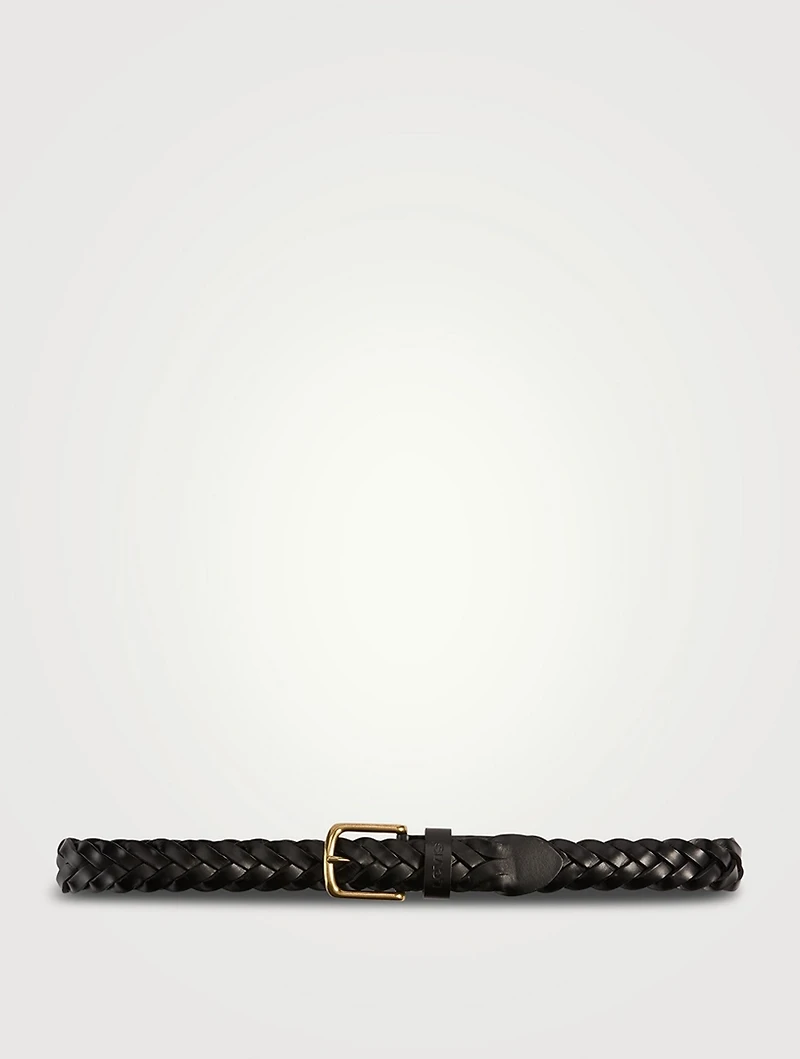 Leather Braided Belt