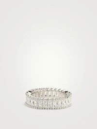 Matrix Baguette Crystal Ring