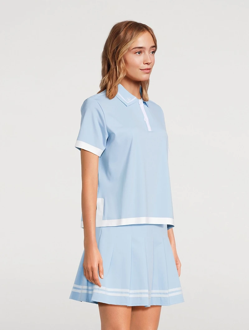 Tech Jersey Boxy Polo Shirt
