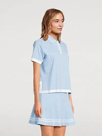 Tech Jersey Boxy Polo Shirt